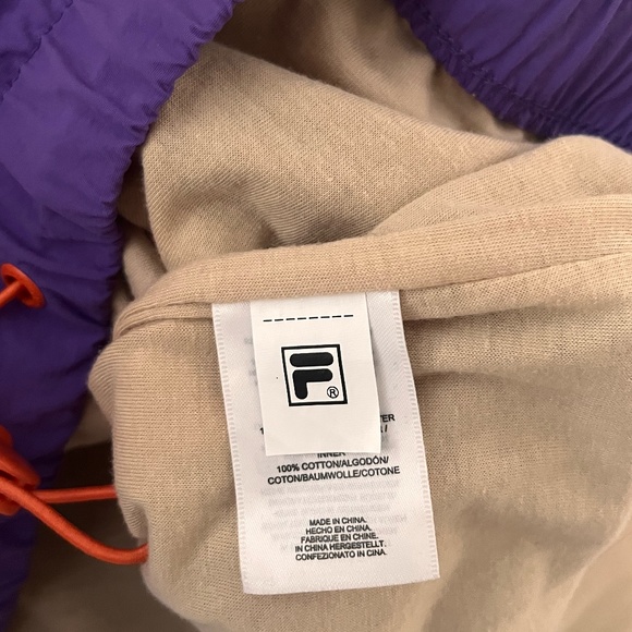 FILA UO Exclusive Agata Faux Sherpa Anorak Jacket - Picture 6 of 7